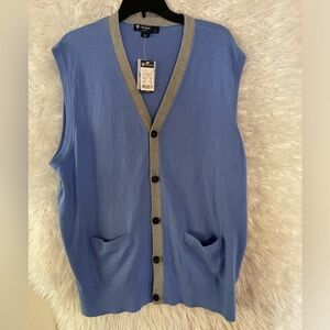 Daniel Cremieux NWT “38 Classics” Men’s Cardigan Button Down Sweater Vest. XL